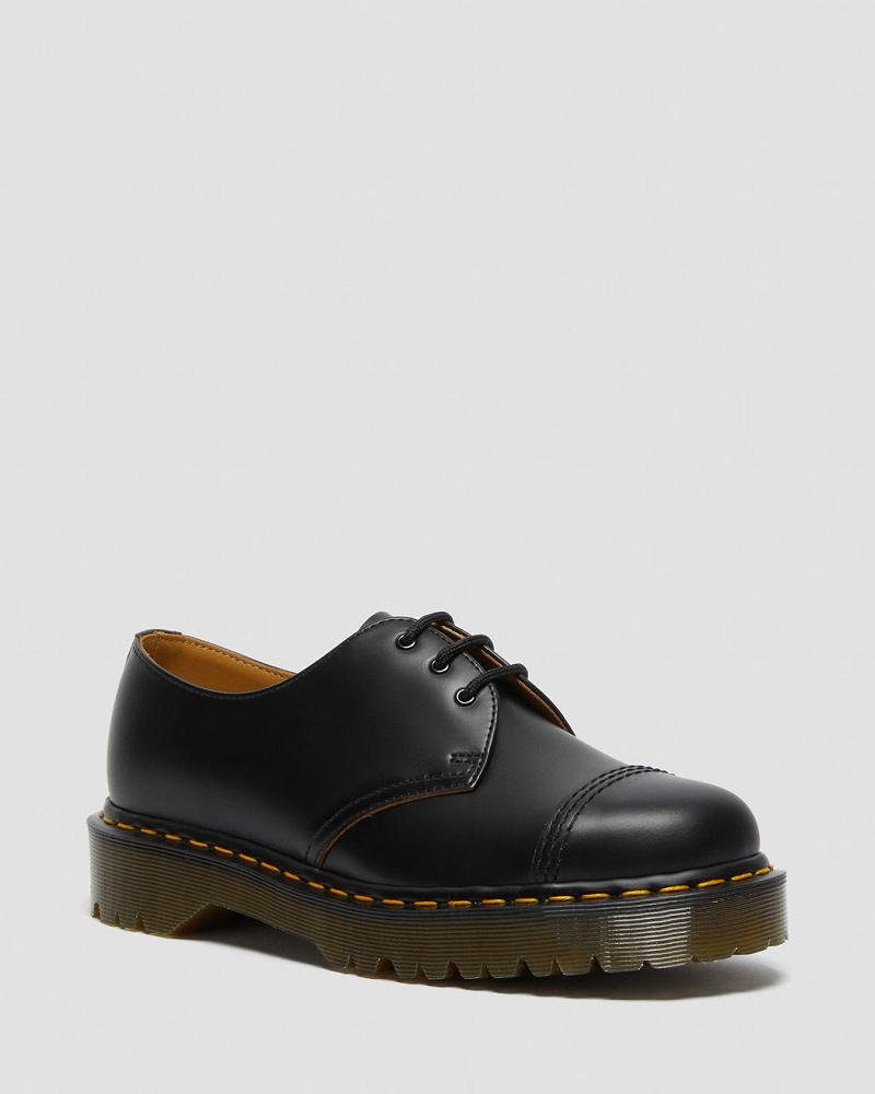 Dr Martens 1461 Bex Made in England Tå Cap Oxford Sko Herre Sort | DK 583WNB